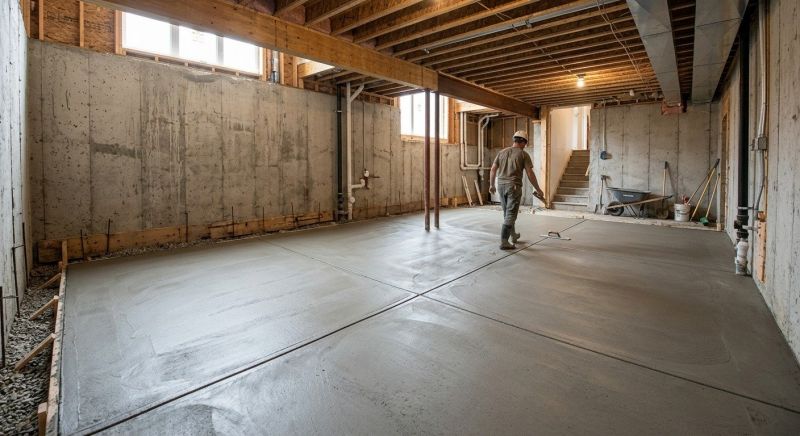 Basement Concrete Installation in Youngstown, OH