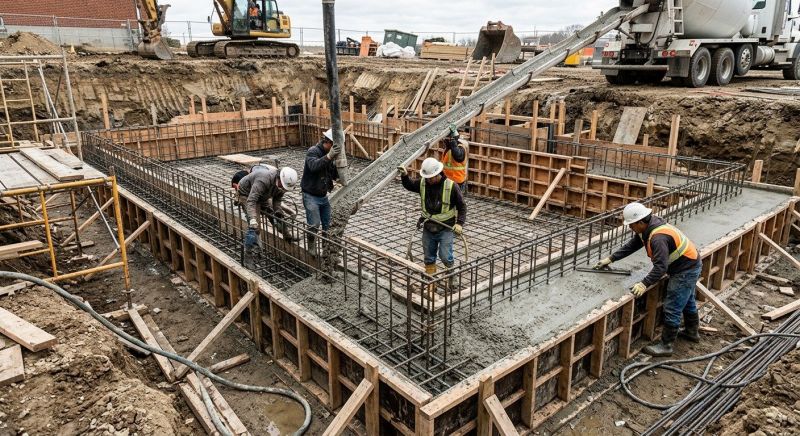Basement Concrete Installation in Youngstown, OH