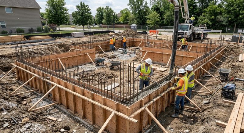 Foundation Construction in Warren, OH