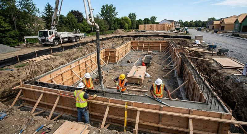 Home Foundation Installation in Trumbull County, OH