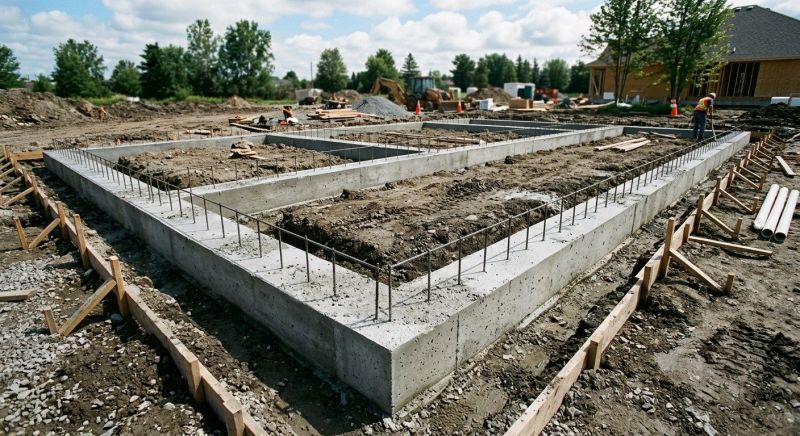 House Footing Construction in Youngstown, OH